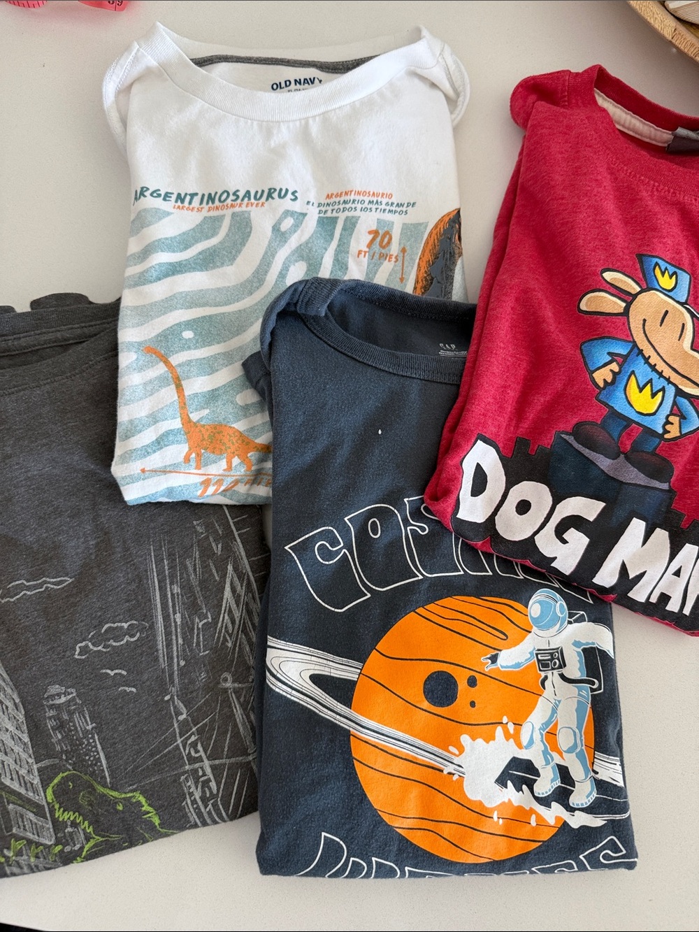Bundle of four Boys Graphic Tees